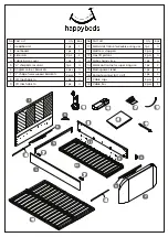 Предварительный просмотр 4 страницы Happybeds Sherlock Assembly Instructions Manual