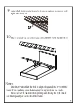 Предварительный просмотр 9 страницы Happybeds Shoreditch Bed Assembly Instructions Manual