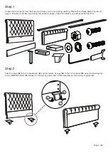 Предварительный просмотр 4 страницы Happybeds Sienna Fabric Bed 4ft6 Assembly Instructions Manual