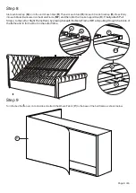 Предварительный просмотр 8 страницы Happybeds Sienna Ottoman Storage Bed 4ft Assembly Instructions Manual