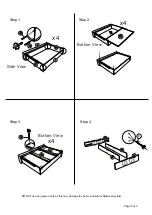 Предварительный просмотр 6 страницы Happybeds Soho 4 Drawer 5FT Fabric Bed Assembly Instructions Manual