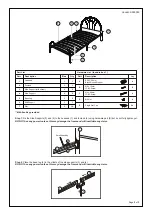 Предварительный просмотр 3 страницы Happybeds Solo Metal Bed 3ft Assembly Instructions