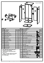 Предварительный просмотр 3 страницы Happybeds Stockwell 2 Door Combination Wardrobe Assembly Instructions Manual