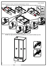 Предварительный просмотр 8 страницы Happybeds Stockwell 2 Door Combination Wardrobe Assembly Instructions Manual