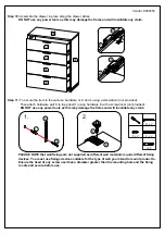 Предварительный просмотр 8 страницы Happybeds Stockwell 4 Drawer Chest Assembly Instructions Manual