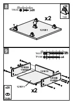 Предварительный просмотр 8 страницы Happybeds Terrassa Assembly Instructions Manual