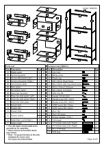 Предварительный просмотр 3 страницы Happybeds Urban 3 Drawer Shelving Unit Assembly Instructions Manual