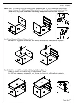 Предварительный просмотр 5 страницы Happybeds Urban 3 Drawer Shelving Unit Assembly Instructions Manual