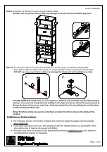 Предварительный просмотр 8 страницы Happybeds Urban 3 Drawer Shelving Unit Assembly Instructions Manual