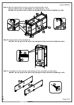 Предварительный просмотр 7 страницы Happybeds URBAN Wooden 2 Door Wardrobe Assembly Instructions Manual