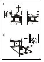 Предварительный просмотр 5 страницы Happybeds Victoria Metal Bed Assembly Instructions Manual