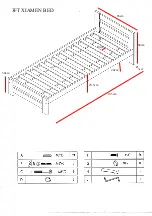 Предварительный просмотр 3 страницы Happybeds XIAMEN Wooden Bed - 3ft Single Assembly Instructions Manual