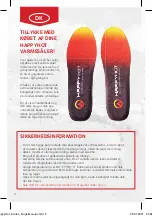 Предварительный просмотр 2 страницы Happyhot Heated insoles User Manual