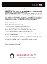 Preview for 5 page of Happyhotfeet RM-1-60-2V User & Care Manual