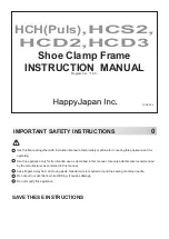 HappyJapan HCD2 Instruction Manual предпросмотр