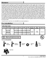 Preview for 4 page of Hapton Bay 1002 263 777 Use And Care Manual