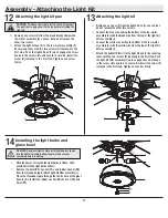 Предварительный просмотр 12 страницы Hapton Bay 51398 Use And Care Manual