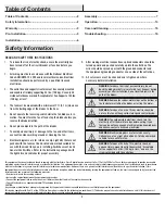 Предварительный просмотр 3 страницы Hapton Bay 52-COPY Use And Care Manual