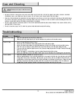 Preview for 16 page of Hapton Bay 52-COPY Use And Care Manual