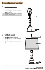 Предварительный просмотр 13 страницы Hapton Bay HDP11235 Use And Care Manual