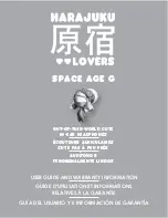 Preview for 1 page of Harajuku Space Age G User Manual