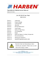 HARBEN 4018 US Van Pack Operation & Maintenance Manual предпросмотр