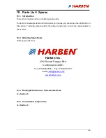 Предварительный просмотр 39 страницы HARBEN 4018 US Van Pack Operation & Maintenance Manual