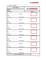 Preview for 58 page of HARBEN Eliminator VanPack Operation & Maintenance Manual