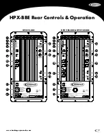 Preview for 7 page of Harbinger HPX215 - BBE Owner'S Manual