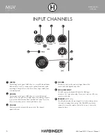 Preview for 5 page of Harbinger M120 MuV Series User Manual