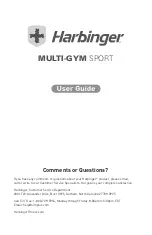 Harbinger MULTI-GYM SPORT User Manual preview