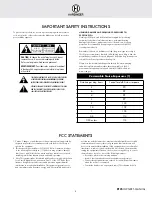 Предварительный просмотр 5 страницы Harbinger RT25 Owner'S Manual