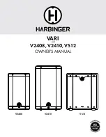 Harbinger VARI LIVE V2408 Owner'S Manual preview