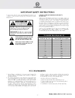 Preview for 11 page of Harbinger VARI LIVE V2408 Owner'S Manual