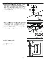 Предварительный просмотр 14 страницы Harbor Breeze 40959 Installation Manual