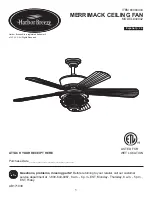 Harbor Breeze MERRIMACK 40942 Install Manual preview