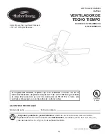 Предварительный просмотр 19 страницы Harbor Breeze TIEMPO E-TM52BNK5CS Installation Manual