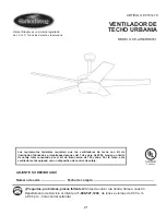 Preview for 21 page of Harbor Breeze URBANIA E-AR54BNK5C1 Installation Manual