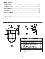 Preview for 2 page of Harbor Breeze WL136MW Manual