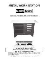 Preview for 1 page of Harbor Freight Tools 42606 Assembly & Operating Instructions