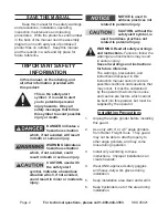 Preview for 2 page of Harbor Freight Tools 45921 Installation Insrtuctions