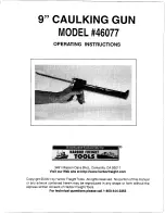 Preview for 1 page of Harbor Freight Tools 46077 Operating Instructions