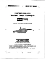 Preview for 1 page of Harbor Freight Tools 46099 Assembly And Operating Instructions Manual