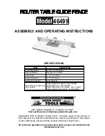 Harbor Freight Tools 46499 Assembly And Operating Instructions предпросмотр