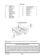 Preview for 3 page of Harbor Freight Tools 46499 Assembly And Operating Instructions