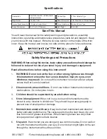 Preview for 2 page of Harbor Freight Tools 55477 Assembly And Operating Instructions Manual