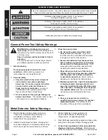 Preview for 2 page of Harbor Freight Tools 62307 Owner'S Manual And Safety Instructions