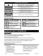 Preview for 4 page of Harbor Freight Tools 63072 Owner'S Manual & Safety Instructions