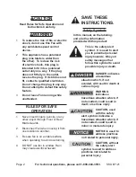 Preview for 2 page of Harbor Freight Tools 67121 Set Up And Operating Instructions Manual