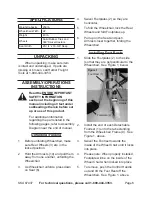 Preview for 6 page of Harbor Freight Tools 67437 Set Up And Operating Instructions Manual